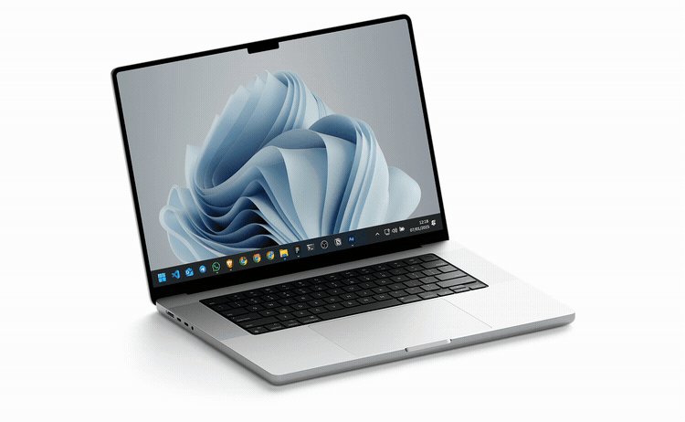 Macbook com informações sobre o Allert