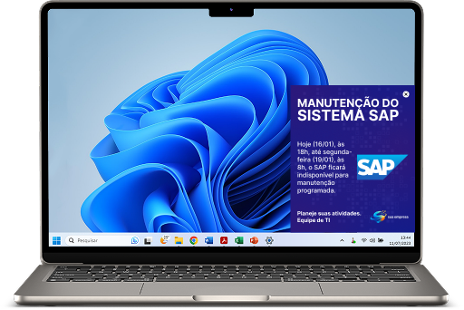 Imagem de um notebook