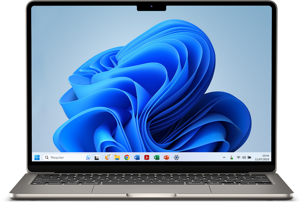 Imagem de um notebook